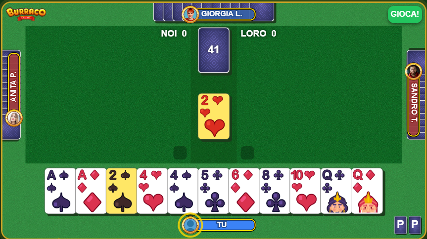 Anteprima del gioco Burraco